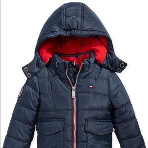 NWT Tommy Hilfiger Boy Navy Puff Jacket